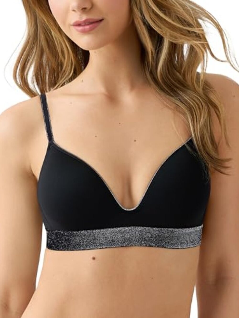 #2338 B.tempt'd by Wacoal Room Service Lightly Padded Wire Free Plunge T-Shirt B